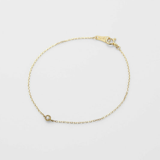 K18 Diamond Bracelet (0.03Ct)