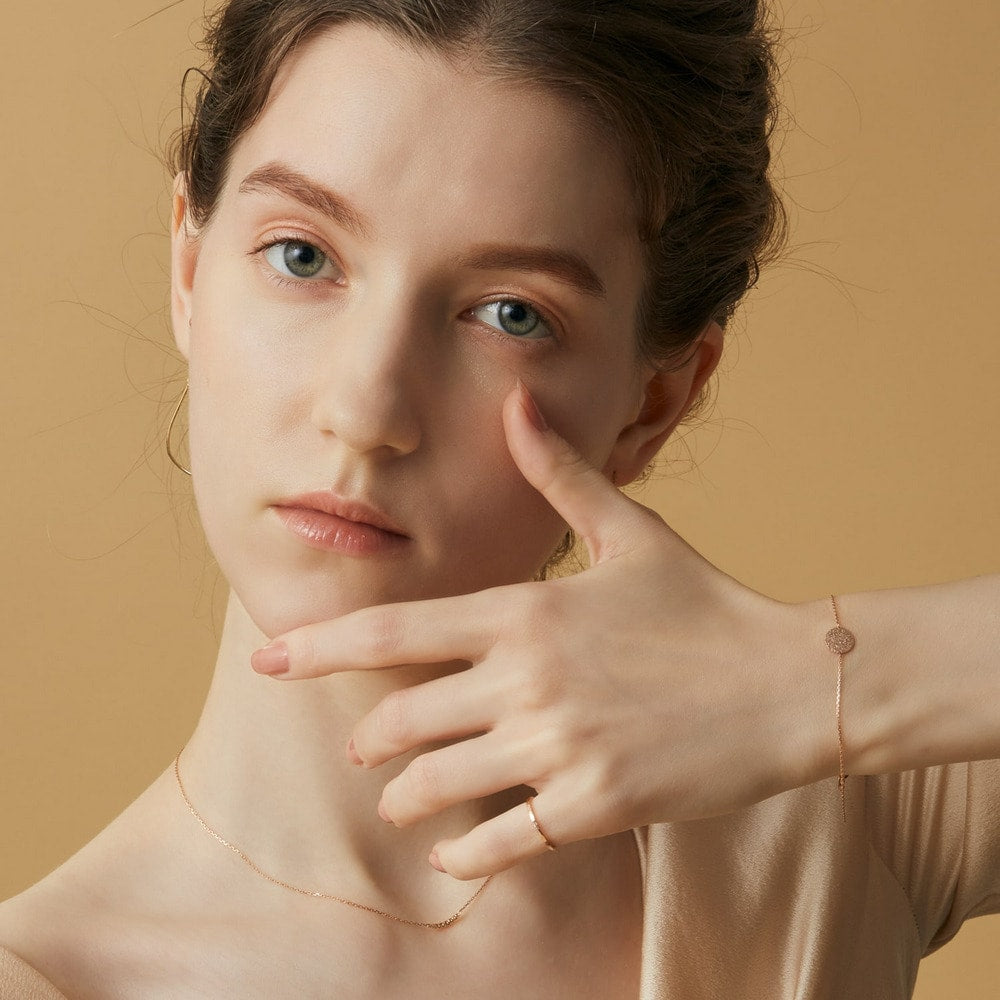 K10 Bracelet (Pink Gold)