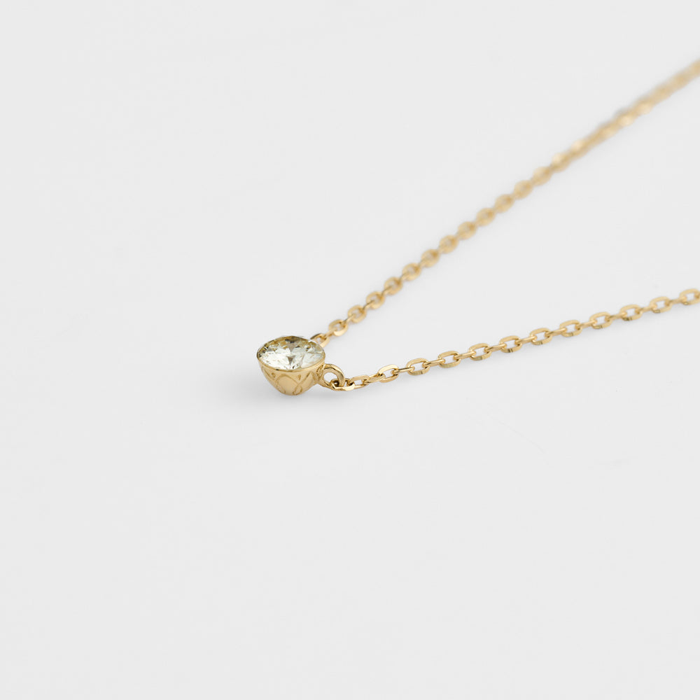 K18 Diamond Necklace (0.1Ct)