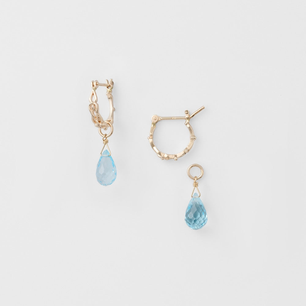 K10 Topaz Earring Set