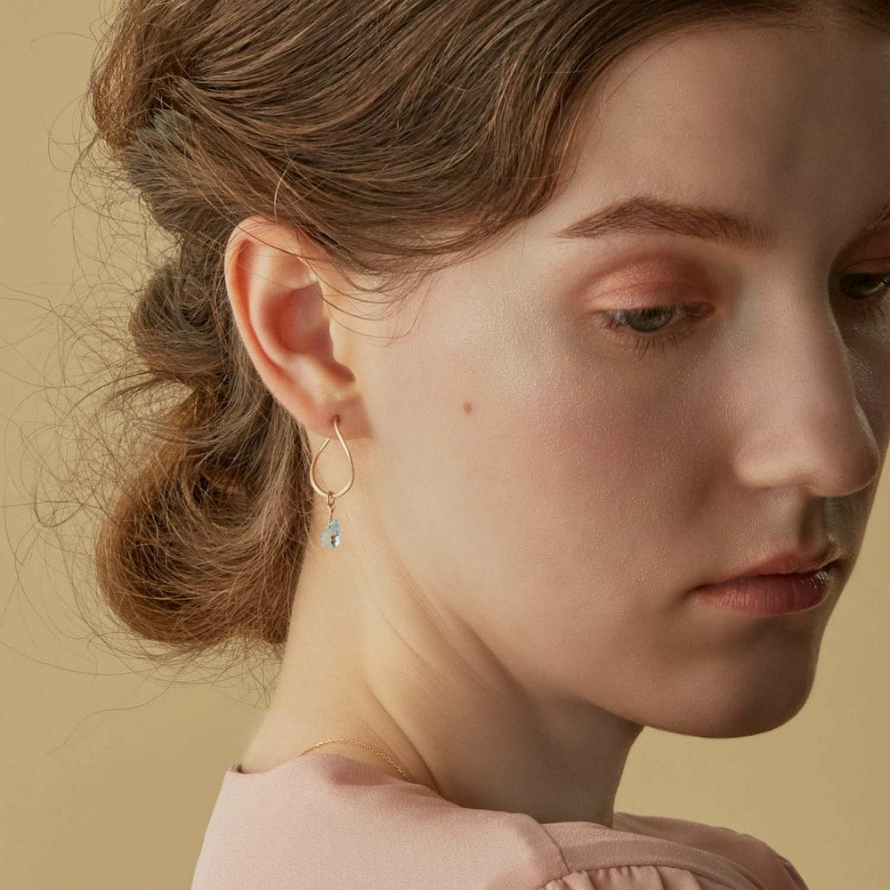 K10 Topaz Earring Charm