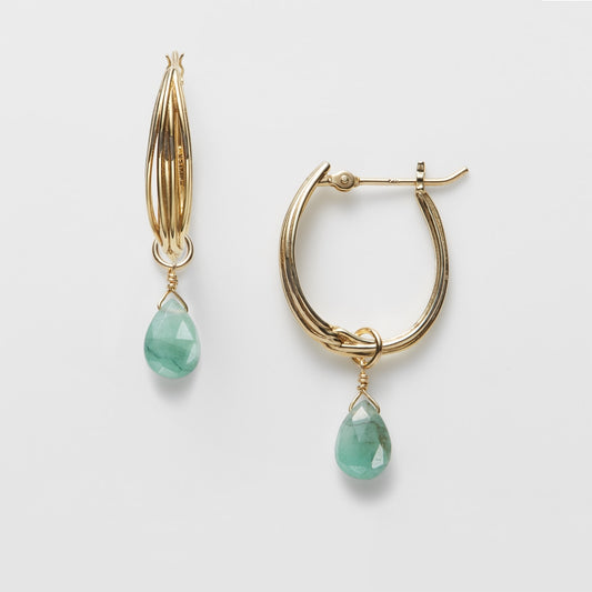 K10 Emerald Earring Charm