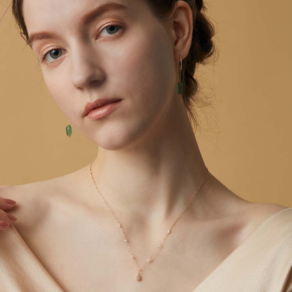 K10 Emerald Reversible Charm