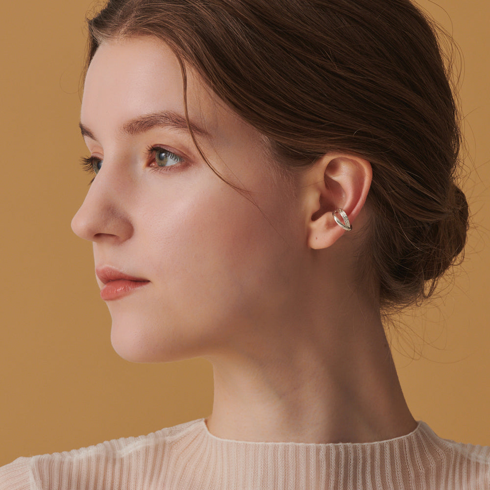 Silver Ear Cuff (Single Ear)