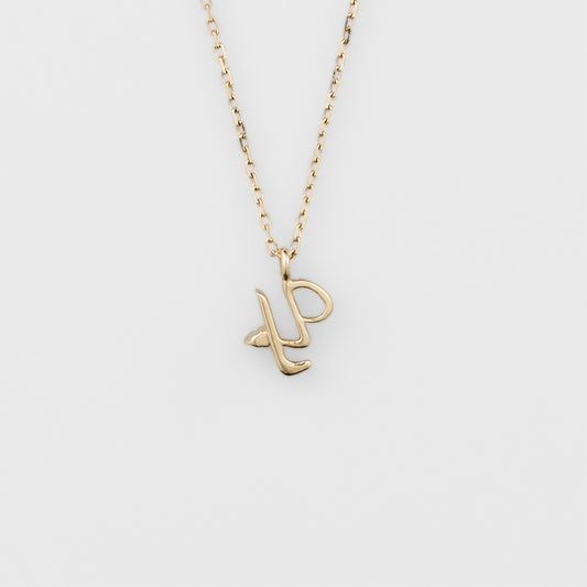 Initial Y/K10 Diamond Necklace