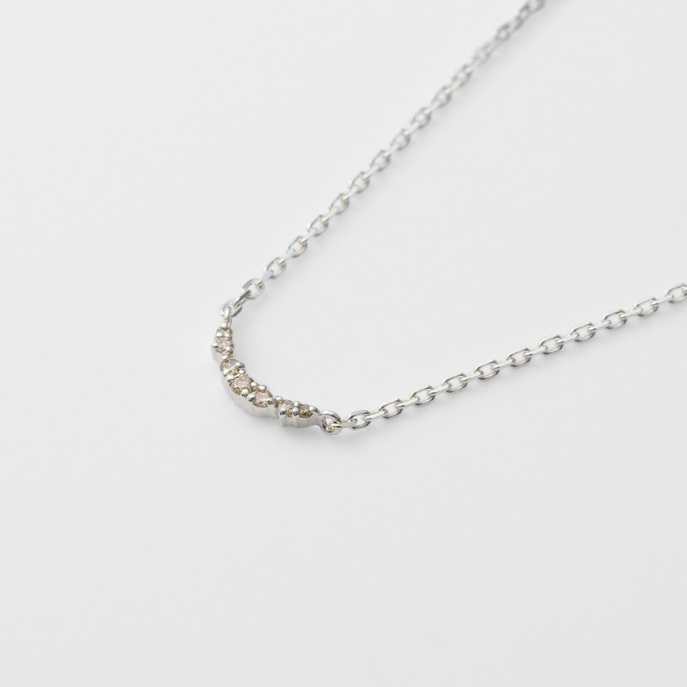 Silver Diamond Necklace