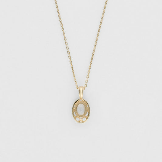 <November Birthstone> K10 Topaz Necklace