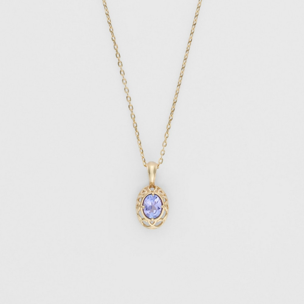 K10 Tanzanite Necklace – agete-global