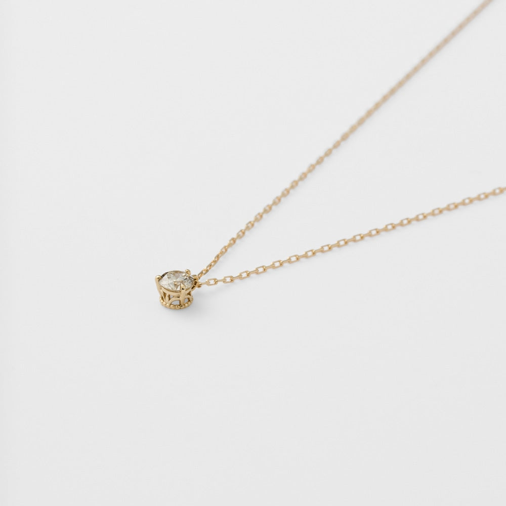 K18 Diamond Necklace (0.1Ct)