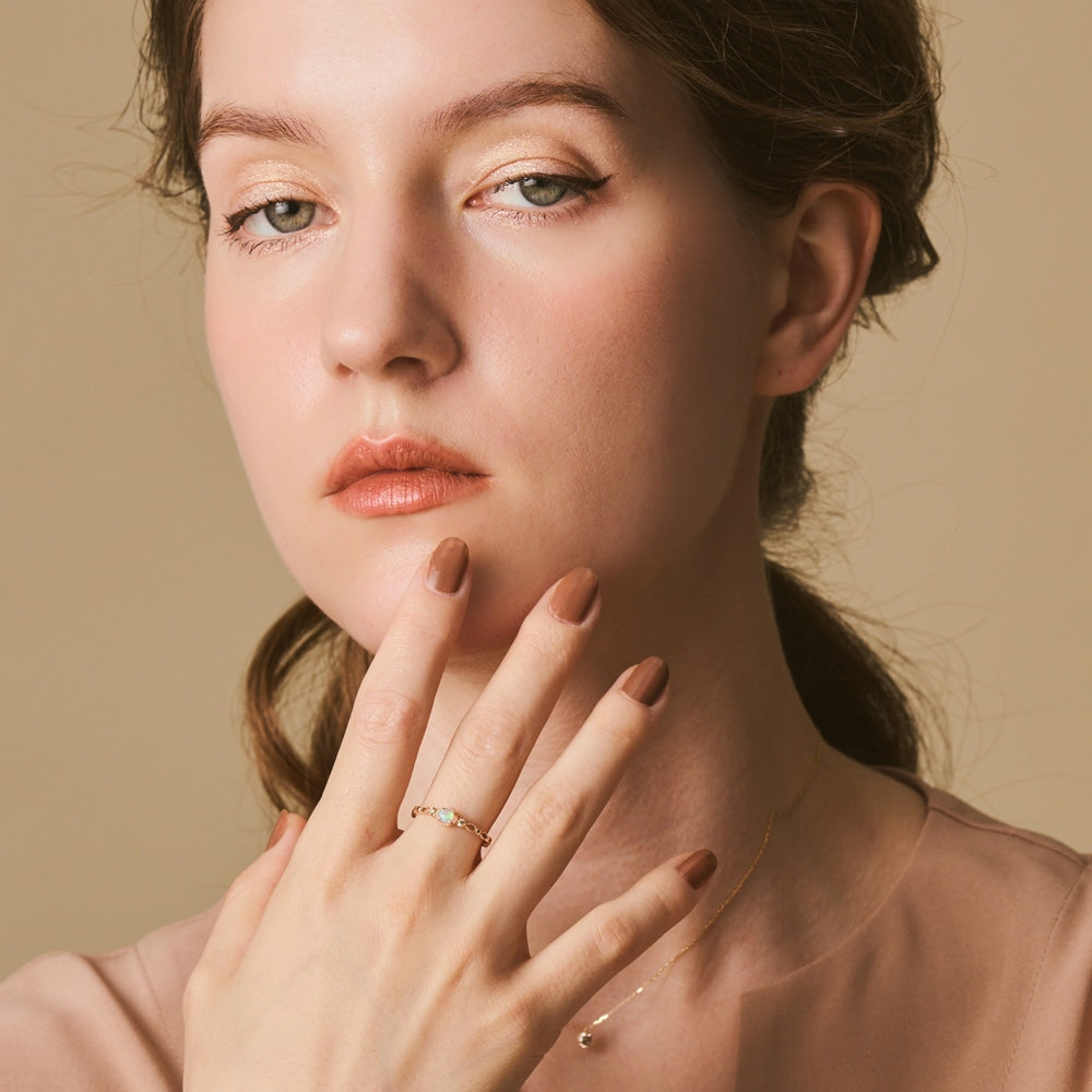 K5 Opal/Diamond Ring