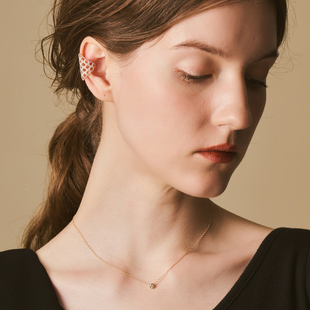 Silver Ear Cuff (Single Ear)