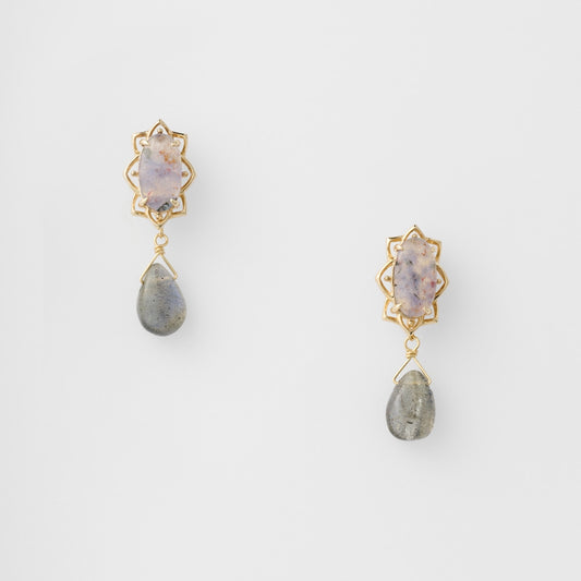 K10 Labradorite Earring Charm