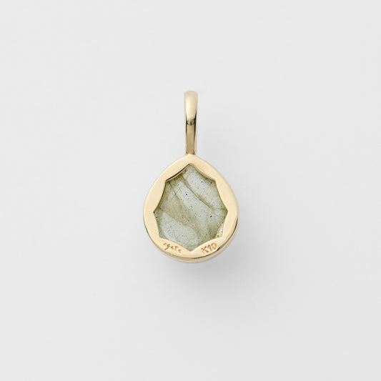 K10 Quartz/Labradorite Charm