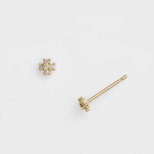 K10 Diamond Earrings