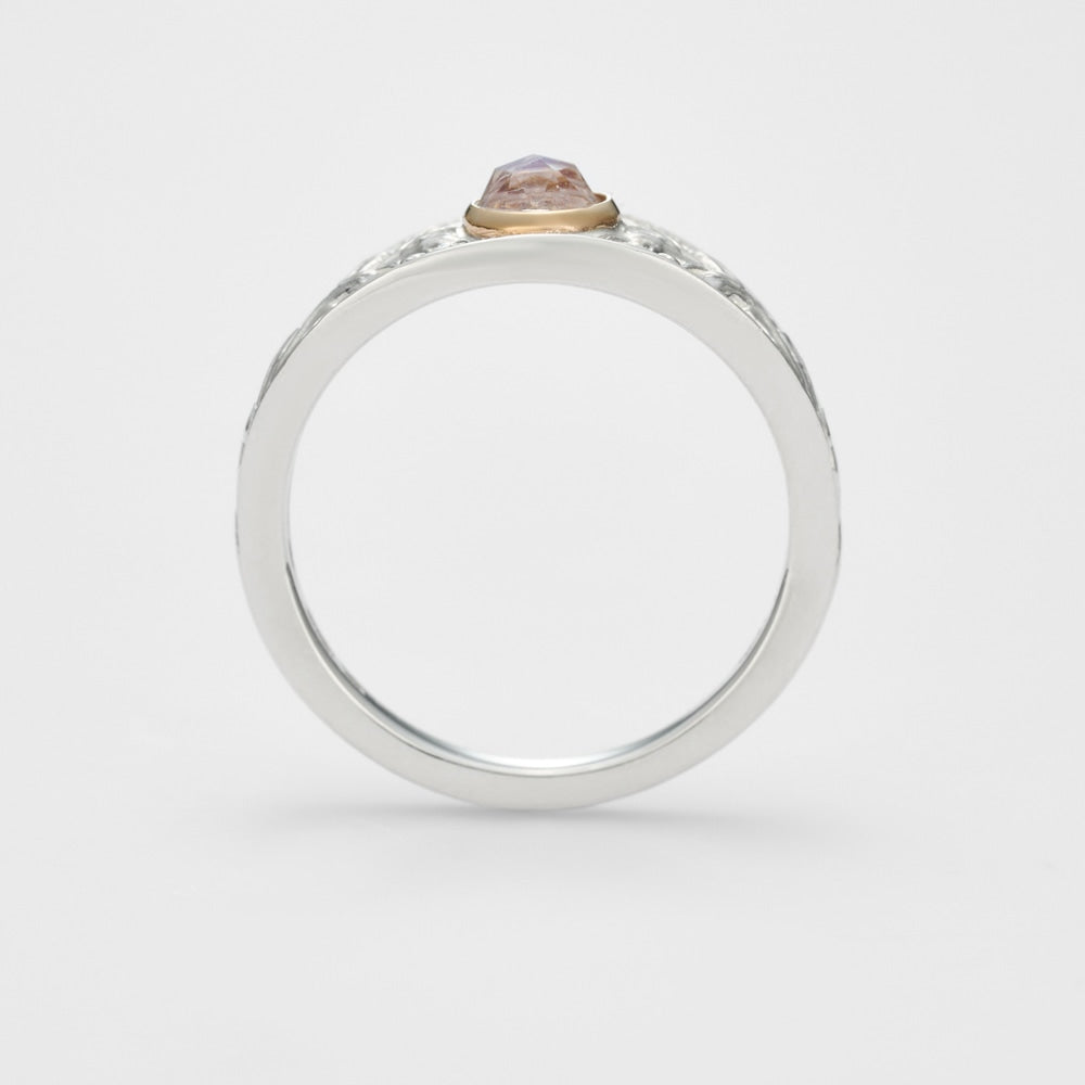 Silver Labradorite Ring
