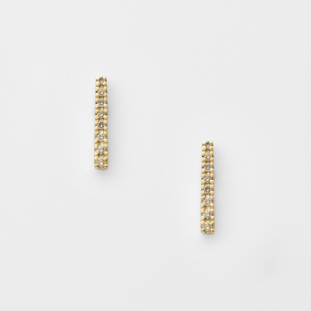 K10 Diamond Earrings