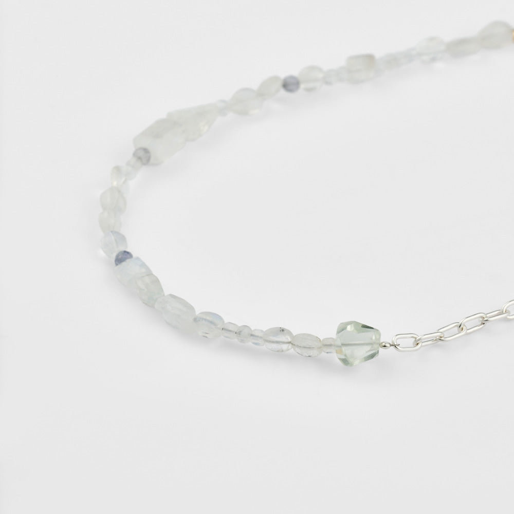 Silver Multi-Stone Necklace