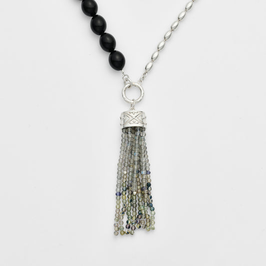 Silver Multi-Stone Charm