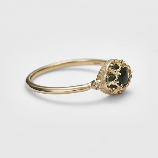 K5 Larimar/Quartz Ring