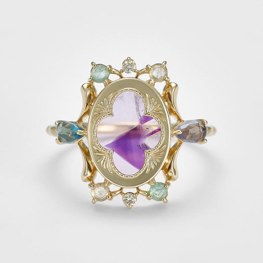 K10 Multi-Stone Ring