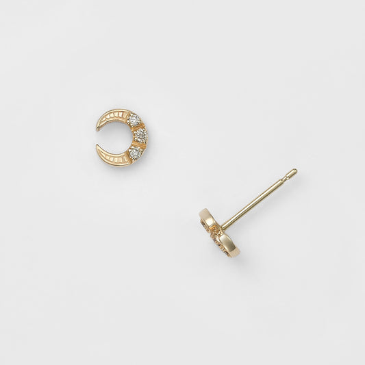 K10 Diamond Earrings (0.02Ct)