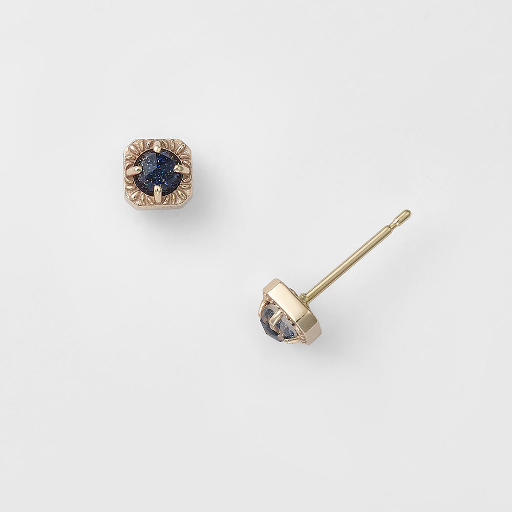 K5 Purple Gold/Quartz Earrings