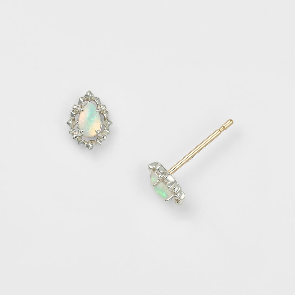 Silver Opal Earrings