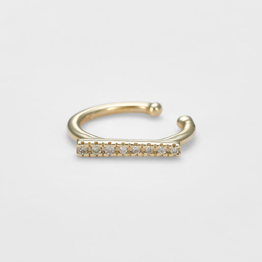 K10 Diamond Ear Cuff (Single Ear)