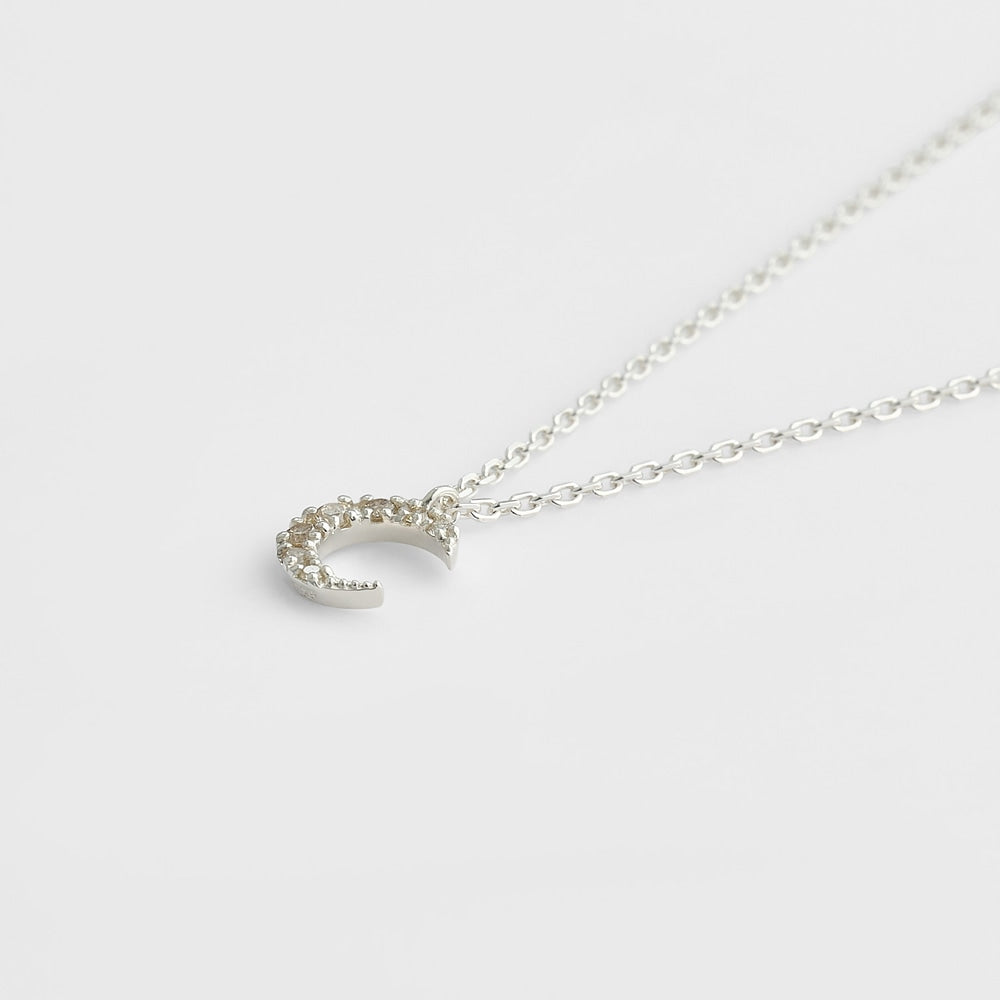 Silver Diamond Necklace