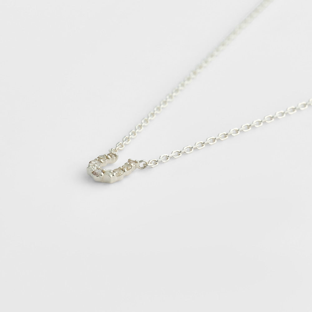 Silver Diamond Necklace