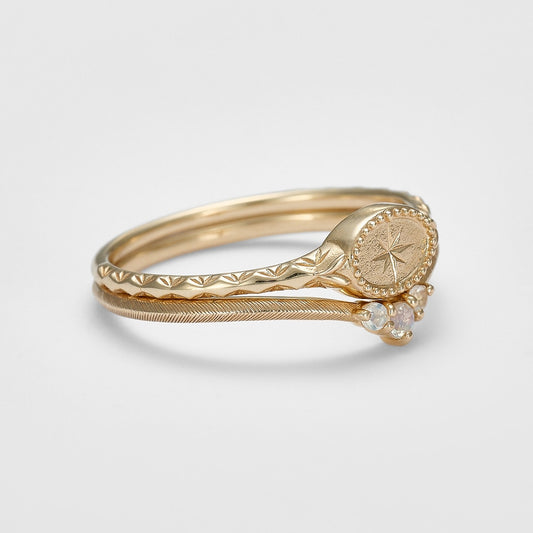 K10 Labradorite Set Ring