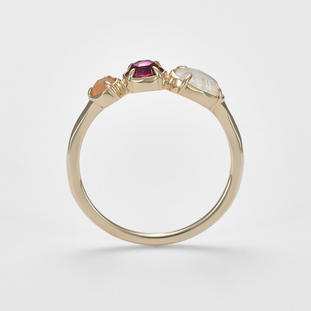 K5 Multi-Stone Ring