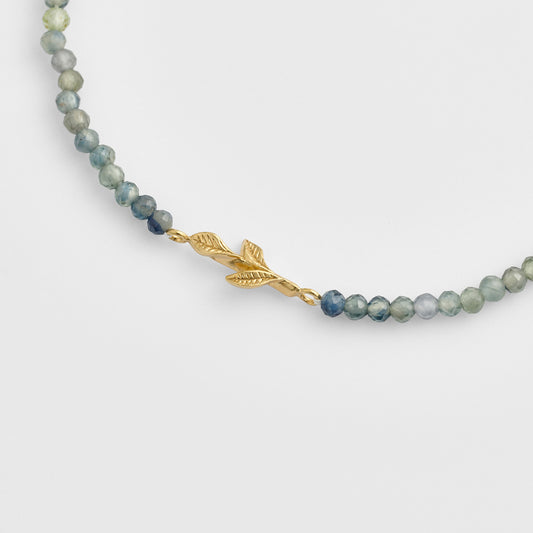 Gold Sapphire/Peridot Bracelet