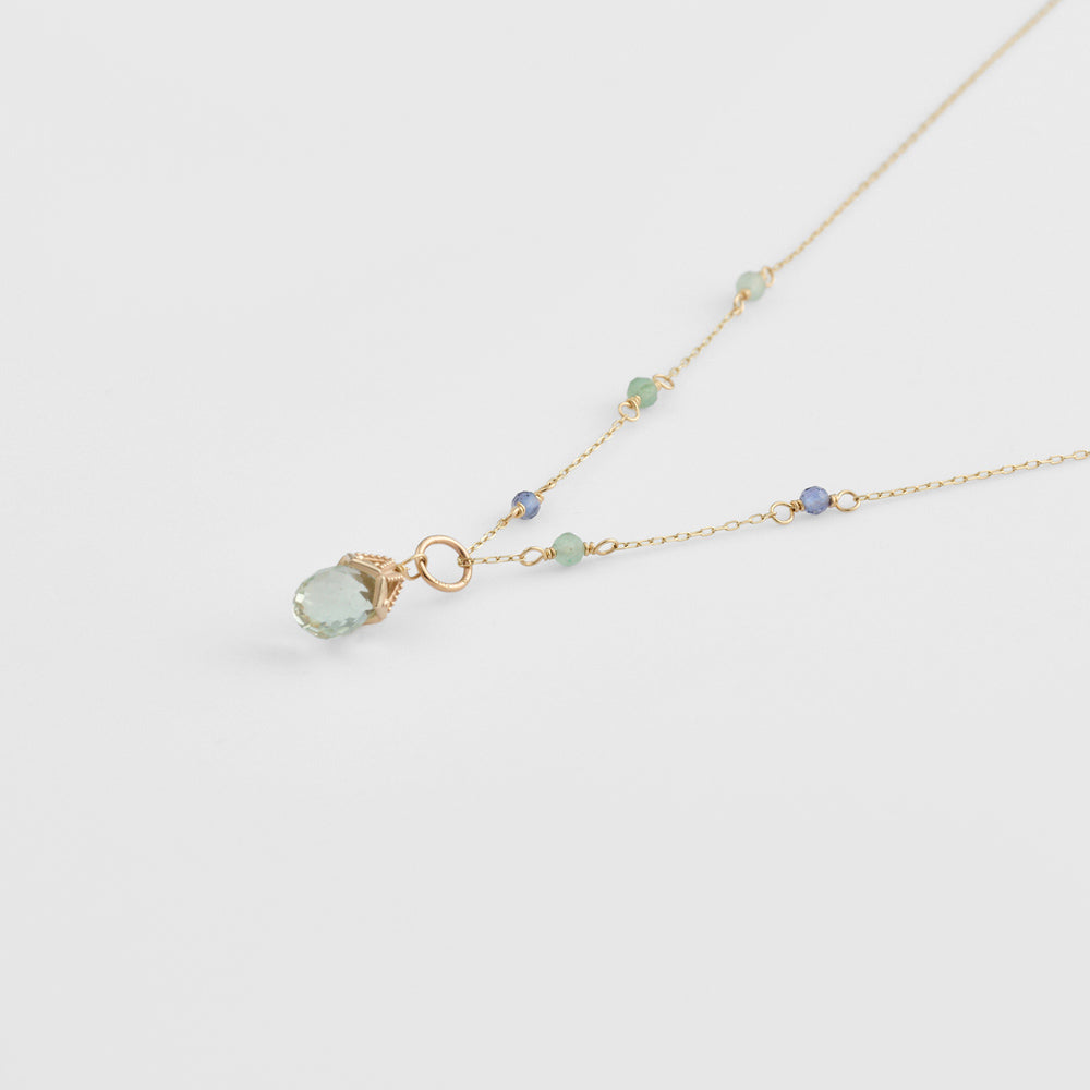 K5/K10 Multi-Stone Necklace(2way)