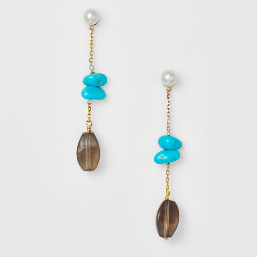Gold Turquoise Charm