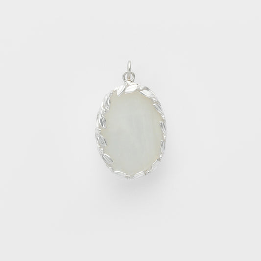 Silver Feldspar Charm