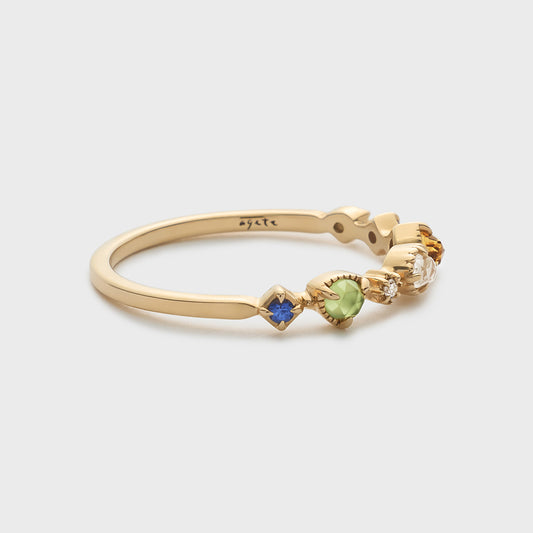 K10 Multi-Stone Ring