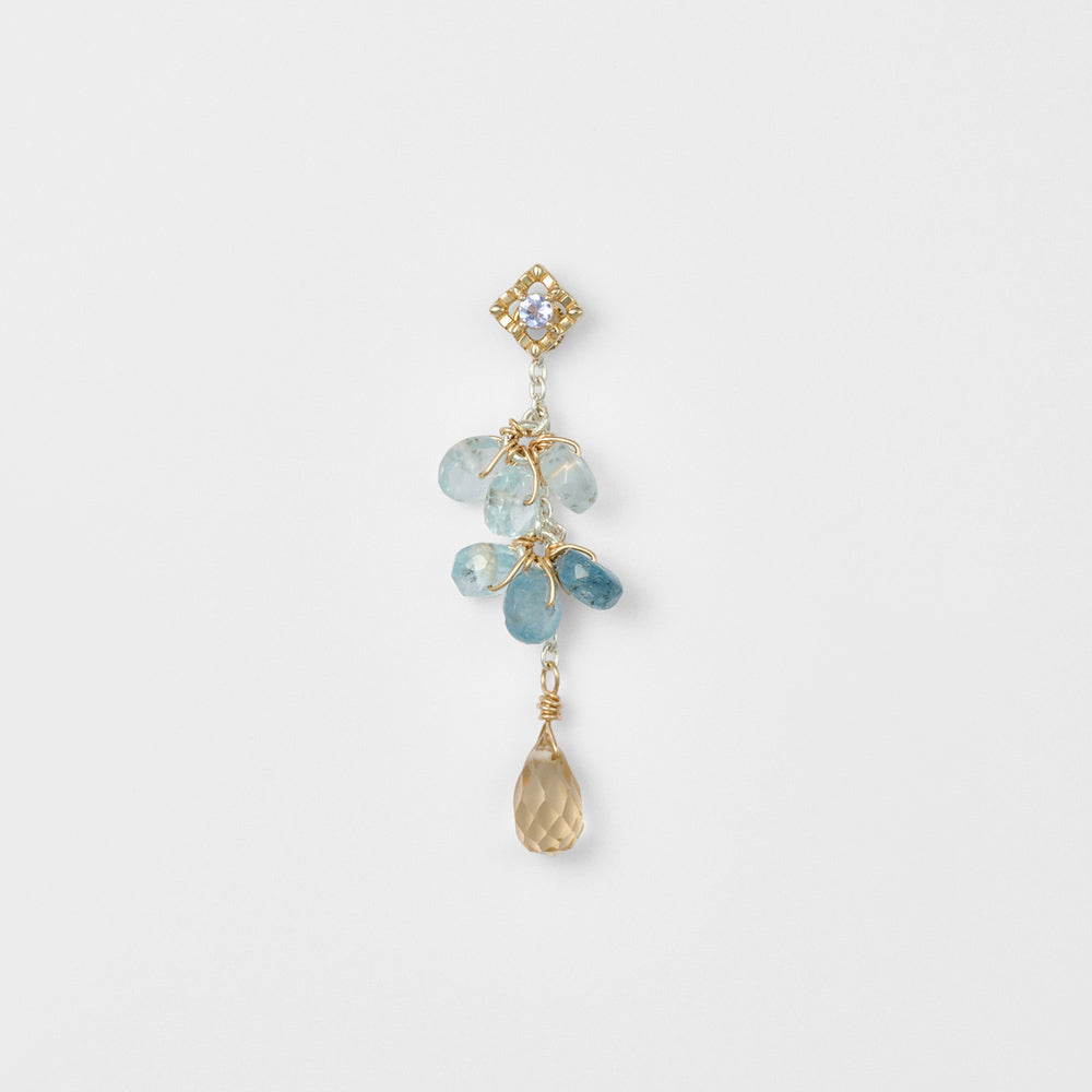 K10 Tanzanite Earring (Single)
