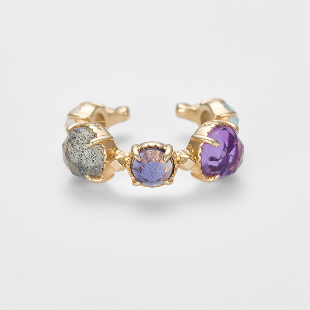K10 Multi-Stone Ear Cuff