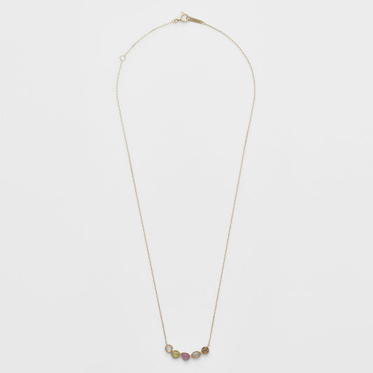 K5/K10 Multi-Stone Necklace (Purple)