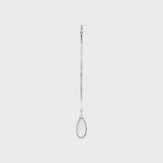 Silver Quartz Charm