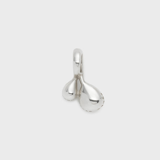 Silver Diamond Charm (0.008ct)