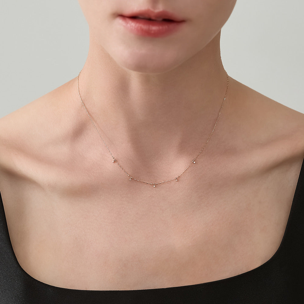K10 Diamond Necklace (0.04ct)