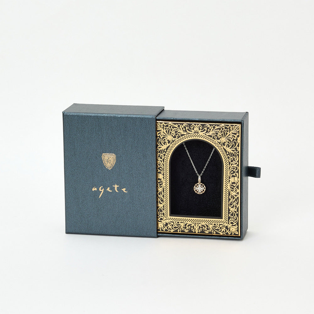 ―2026 Winter Limited Edition―Silver/K10 Diamond Necklace (0.05ct)