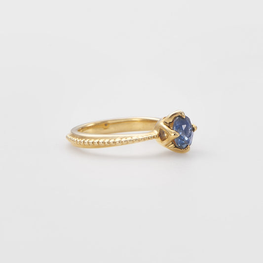 <September Birthstone> K10 Sapphire Baby Ring