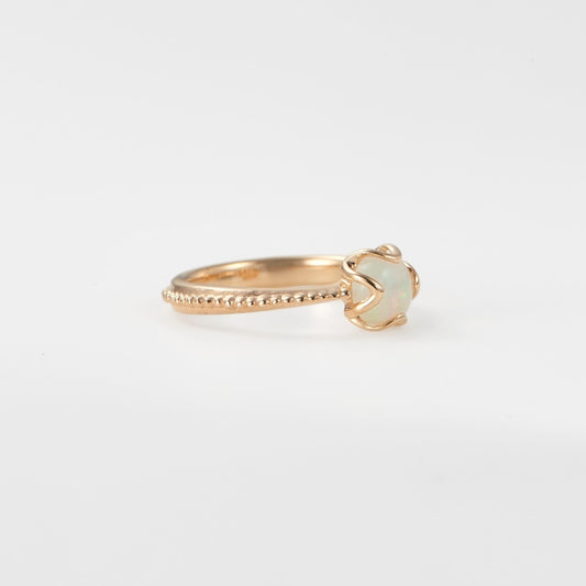 <October Birthstone> K10 Opal Baby Ring