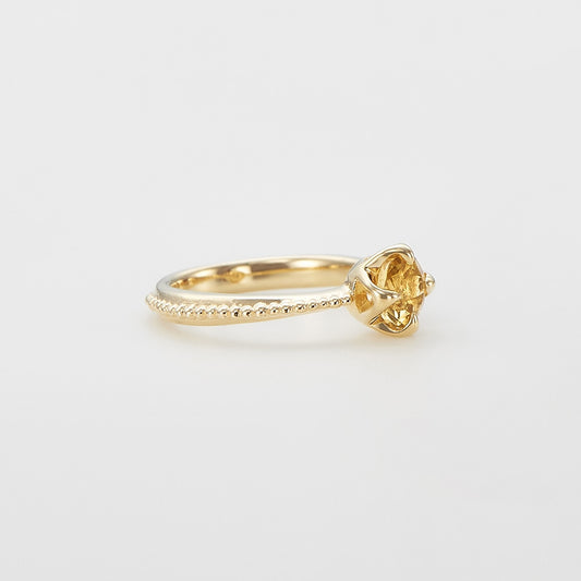 <November Birthstone> K10 Citrine Baby Ring