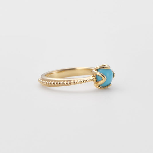 <December Birthstone> K10 Turquoise Baby Ring