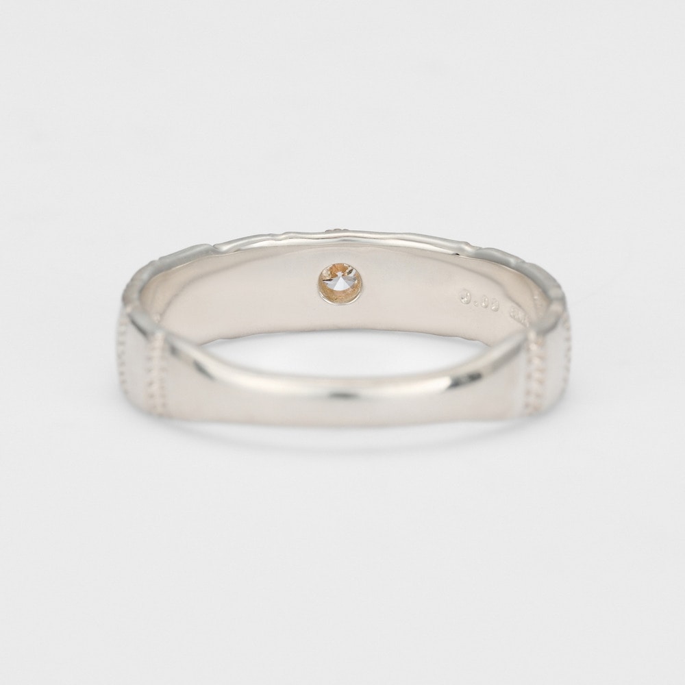 Silver/K5 Diamond Ring (L)