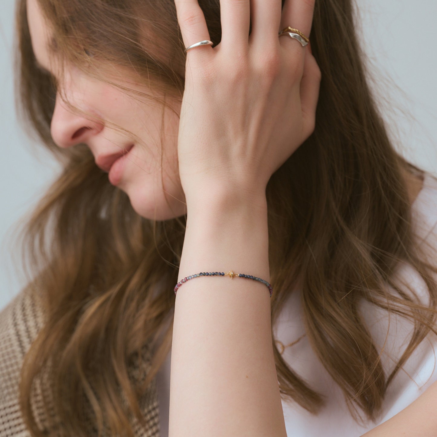 Gold Multi-Stone Bracelet